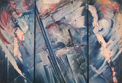 Trypptichon, 1989, 300x200, Öl auf Leinwand